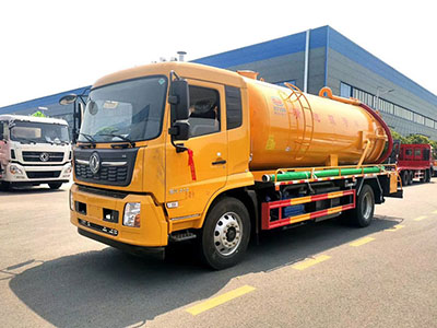 国六东风天锦清洗吸污车(12方)