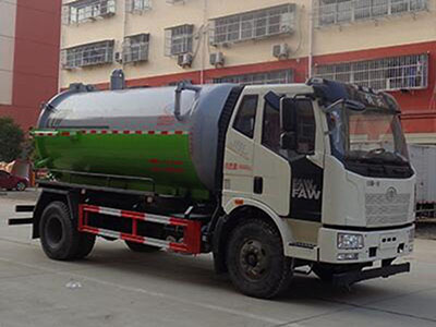 国六解放J6吸污车(13方)